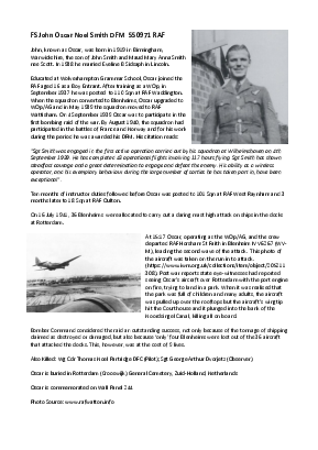 A preview of a PDF biography for Smith, John Oscar Noel